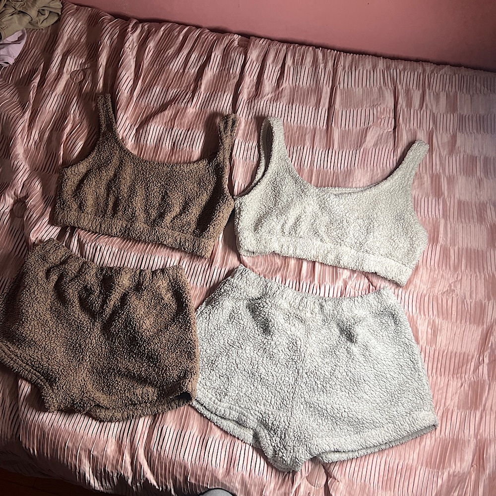 Brown & white Cozy Cream Lounge sets